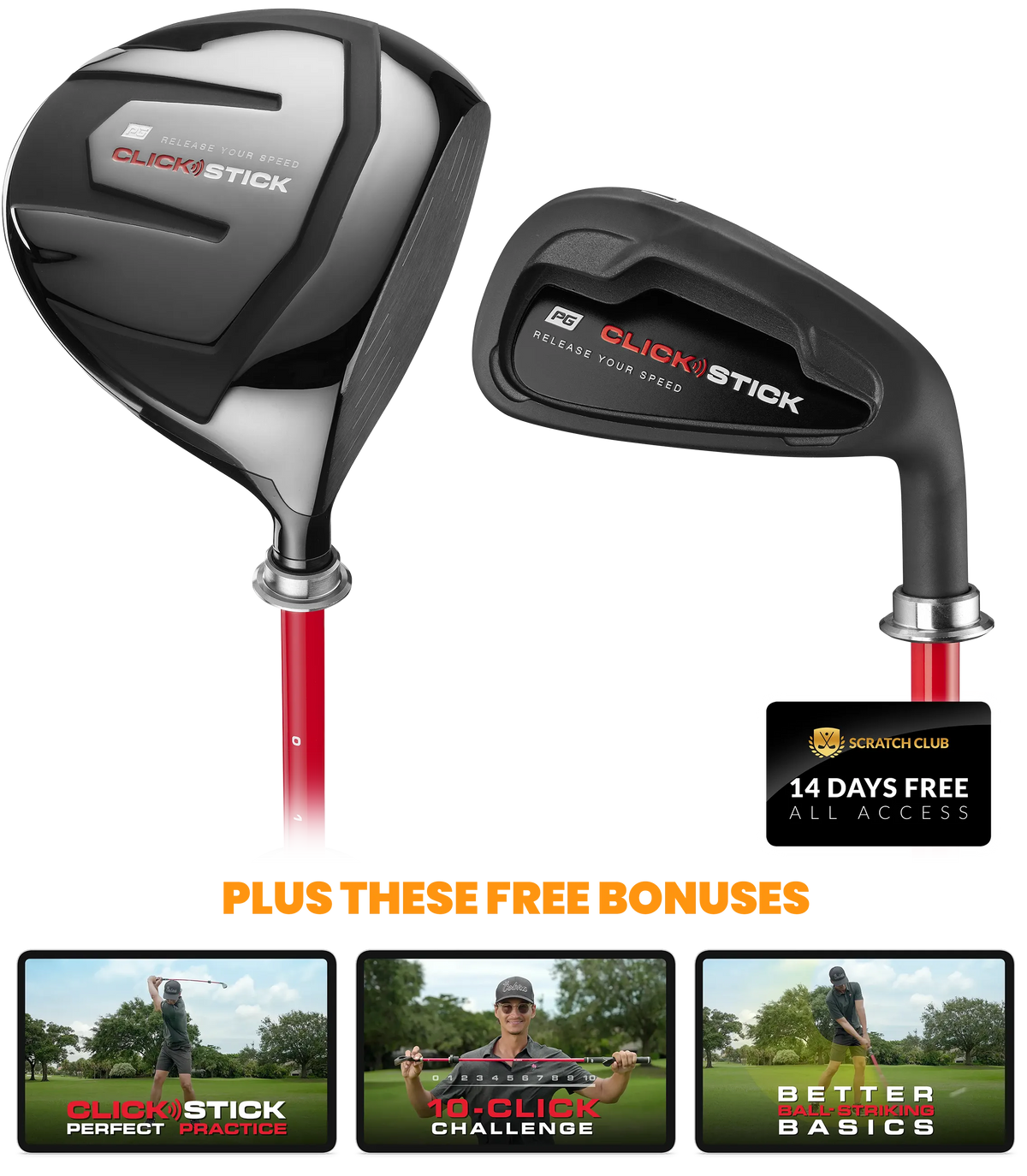 Click Stick Bundle – Performance Golf